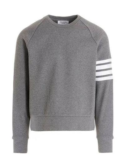 4 Bar Stripe Sweatshirt Grey - THOM BROWNE - BALAAN 2