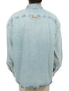 Long Sleeve Shirt INDIGO BLUE - ACNE STUDIOS - BALAAN 4