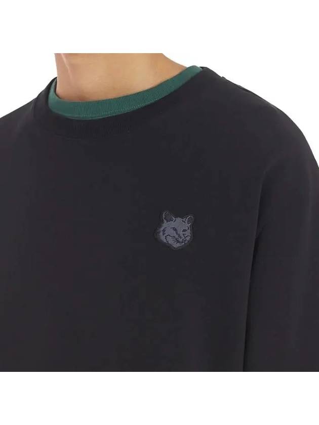 Bold Fox Head Patch Oversized Short Sleeve T-Shirt Black - MAISON KITSUNE - BALAAN 4