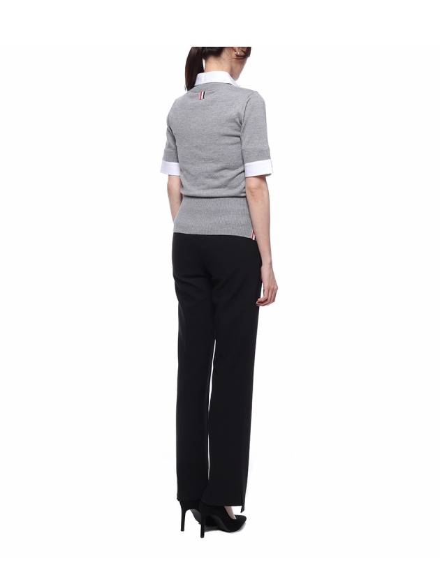 Women's Oxford Wool Combo Knit FKA332A_Y1002_055_21F - THOM BROWNE - BALAAN 6