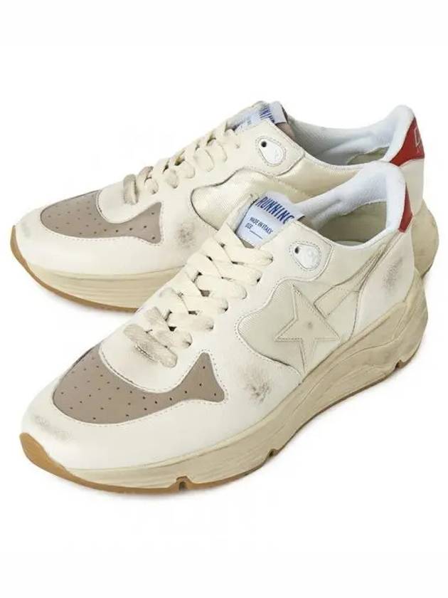 Running Sole Leather Low Top Sneakers White - GOLDEN GOOSE - BALAAN 2