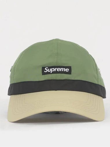 Patch logo crown band nylon 6 panel cap SS24H73 OLIVE - SUPREME - BALAAN 1