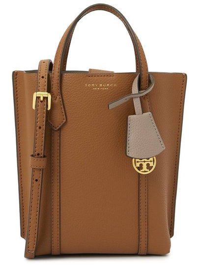 Perry Mini Tote Bag Brown - TORY BURCH - BALAAN 2