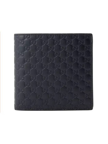 Microshima Half Wallet Navy - GUCCI - BALAAN 1