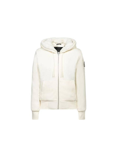 Classic Bunny Zip Up Hoodie White - MOOSE KNUCKLES - BALAAN 2