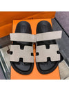 Men s Chypre Sandals Suede Gray - HERMES - BALAAN 2