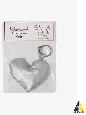 Padded heart key ring KD3EQG1102FSIL - KEDS - BALAAN 1