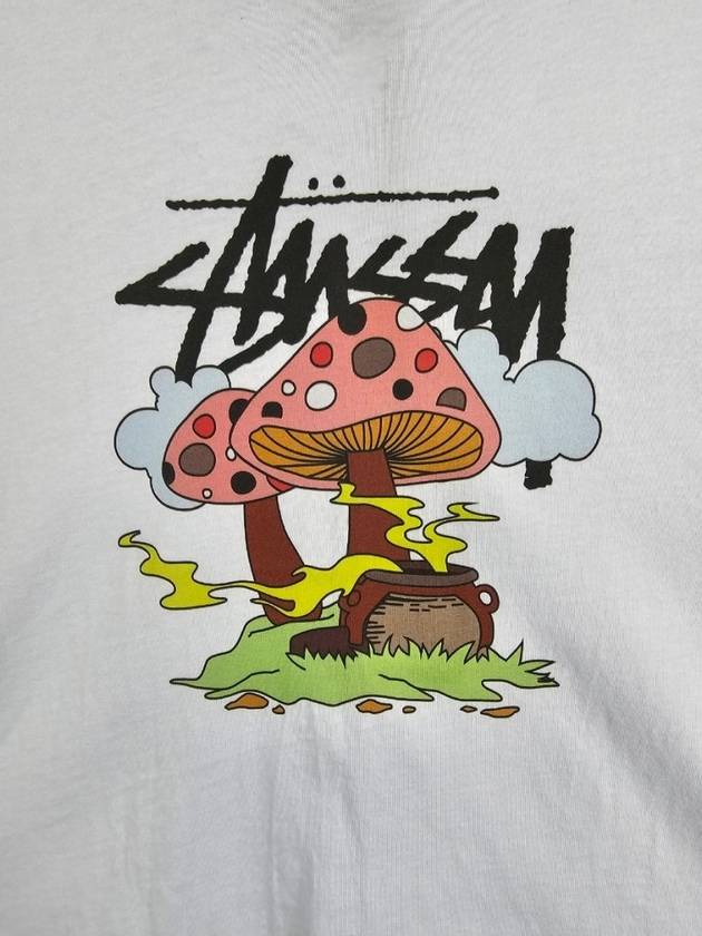 Something's Cookin Slim Short Sleeve T-Shirt White - STUSSY - BALAAN 4