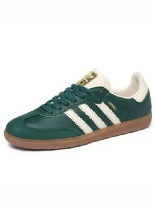 Samba OG Leather Low Top Sneakers Collegiate Green - ADIDAS - BALAAN 2