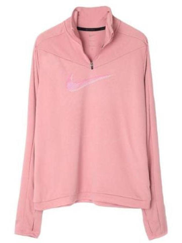 Women's Dri-Fit Swoosh Half-Zip Pacer - NIKE - BALAAN 1