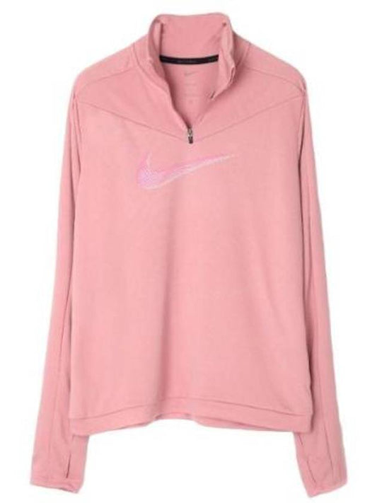 Women's Dri-Fit Swoosh Half-Zip Pacer - NIKE - BALAAN 1