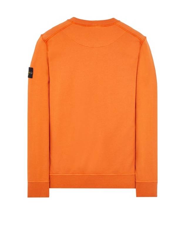 Wappen Patch Crew Neck Sweatshirt Orange - STONE ISLAND - BALAAN 3