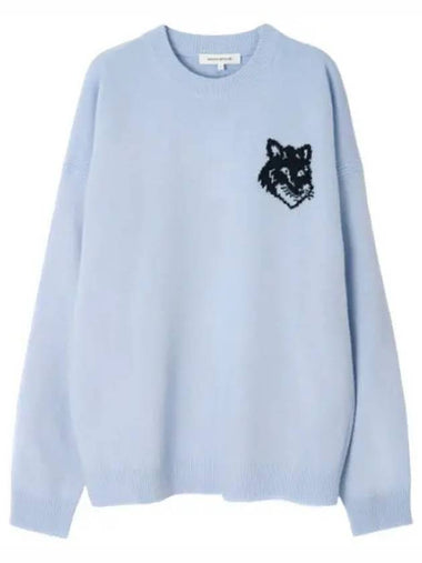 Knit Foxhead Intarsia Comfort Jumper - MAISON KITSUNE - BALAAN 1