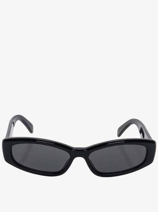 Eyewear Rectangular S252 Sunglasses Black - CELINE - BALAAN 2