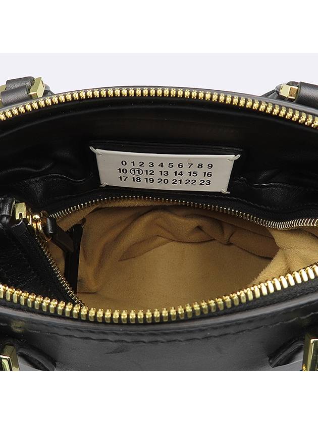 Maison Margiela S56WG0082 Black Leather 5AC Mini Tote Bag Shoulder Strap 2WAY - MAISON MARGIELA - BALAAN 5