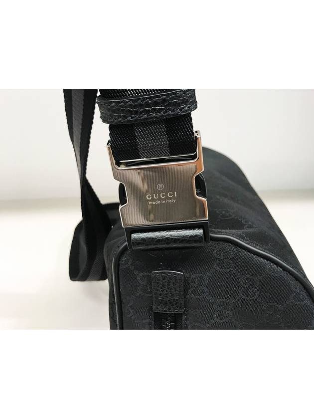 GG Fabric Waist Bag Black - GUCCI - BALAAN 7