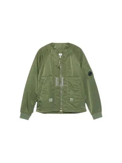 Nylon B Lined Bomber Jacket Green - CP COMPANY - BALAAN 2