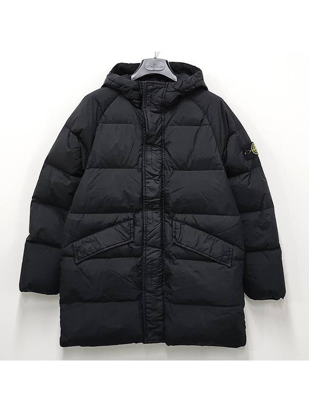 Raglan Down Padding Black - STONE ISLAND - BALAAN 3