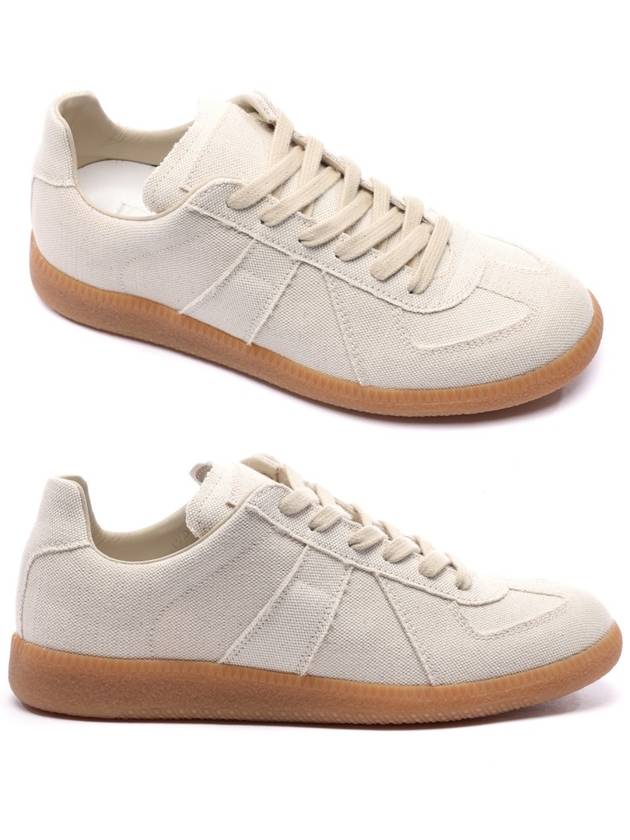 Women's Fabric Replica Low Top Sneakers Beige - MAISON MARGIELA - BALAAN 2