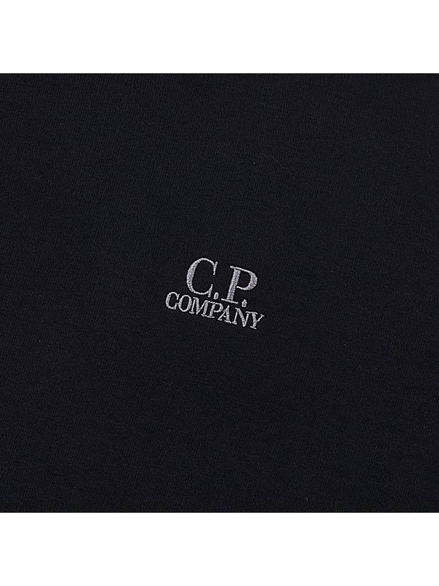 Logo Print Sweatshirt Black - CP COMPANY - BALAAN 7