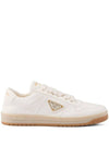 Downtown Nappa Leather Low Top Sneakers Ivory - PRADA - BALAAN 2