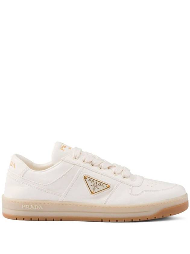 Downtown Nappa Leather Low Top Sneakers Ivory - PRADA - BALAAN 2