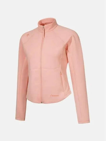 Women s semi crop training jacket coral SP322TFT74 - DESCENTE - BALAAN 1