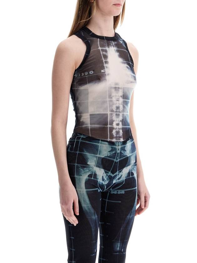 body in black polyamide with x-ray print - JEAN PAUL GAULTIER - BALAAN 2