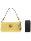 Kira Chevron Pendant Small Flap Shoulder Bag Vintage Lemon - TORY BURCH - BALAAN 7