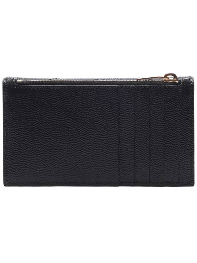 Cassandre Matelasse Fragments Flap Card Case In Grain de Poudre Embossed Leather Black - SAINT LAURENT - BALAAN 5