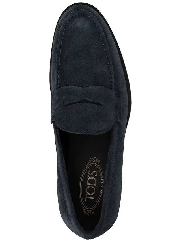 T99 Suede Men's Loafers XXM0UD006400P0U810 - TOD'S - BALAAN 4