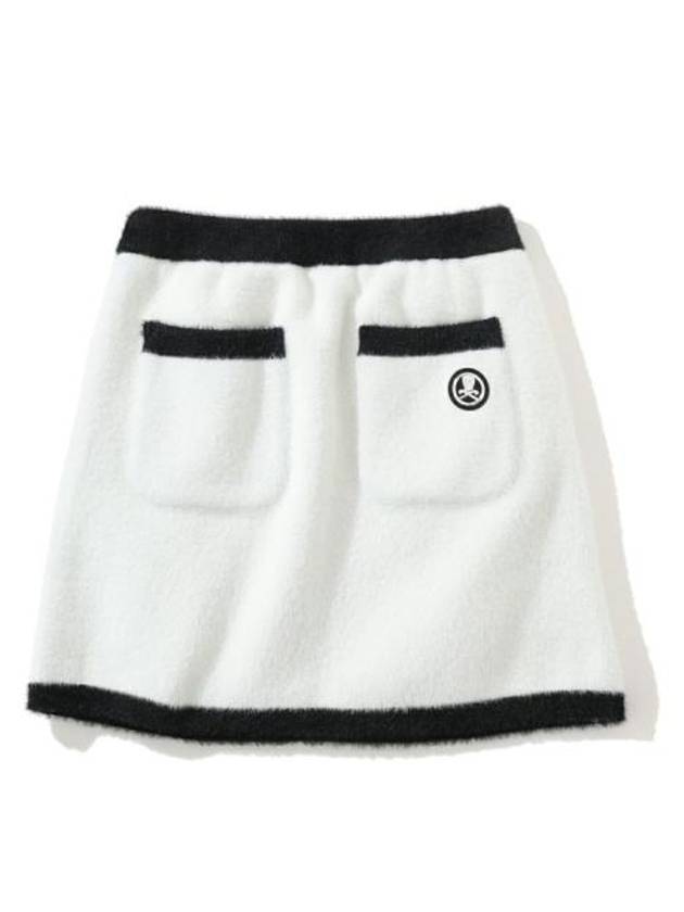 Golf Wear Women s Knit Skirt MLW 2D AE11 WHITE - MARK & LONA - BALAAN 3