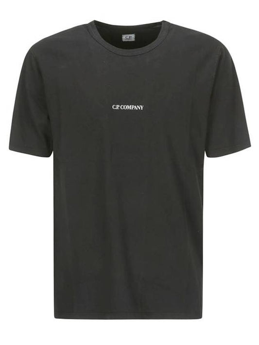 Short Sleeve T-Shirt 16CMTS085A005431G 999 BLACK - CP COMPANY - BALAAN 1