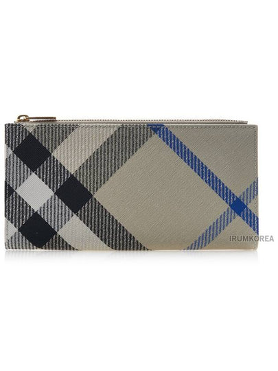 Check Bifold Long Wallet Lichen - BURBERRY - BALAAN 2