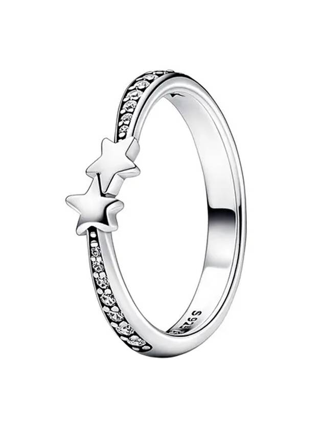 shooting star sparkling ring silver - PANDORA - BALAAN 1