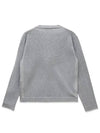 Bold Fox Head Cotton Cardigan Grey - MAISON KITSUNE - BALAAN 7