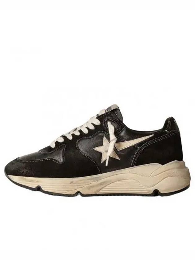 Running Sole Leather Low Top Sneakers Black - GOLDEN GOOSE - BALAAN 2