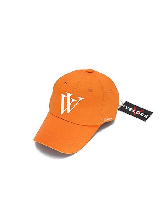 'KV' ball cap soft fit orange - VVELOCE - BALAAN 2