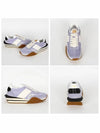 Logo James Panel Low Top Sneakers Lavender - TOM FORD - BALAAN 3