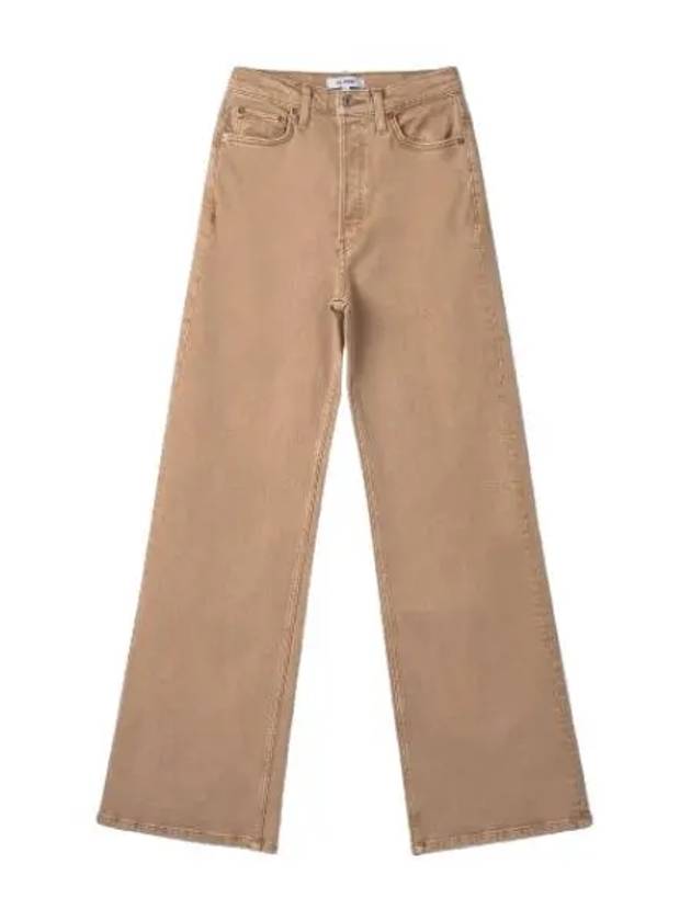 Comfort Stretch Ultra High Rise Denim Pants Washed Khaki Jeans - RE/DONE - BALAAN 1