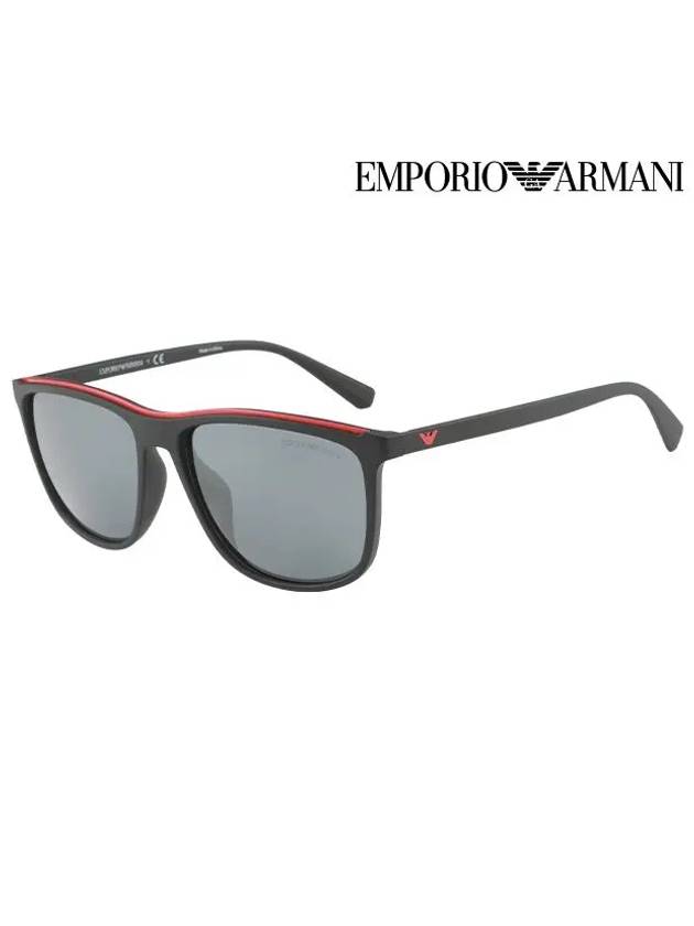 Sunglasses EA4109F 5042 6G Square Men Women - EMPORIO ARMANI - BALAAN 2