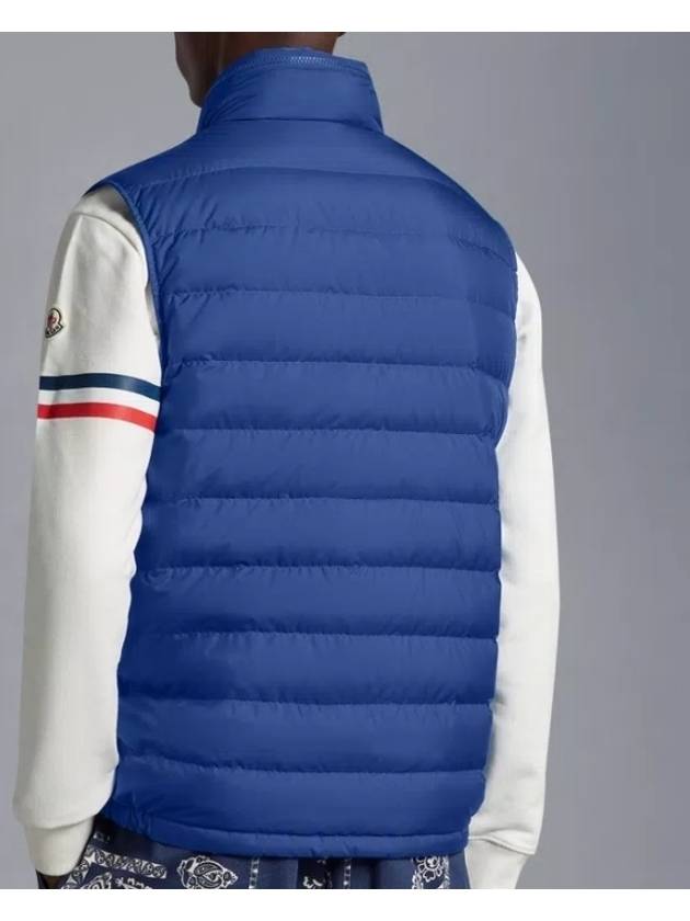 Albyt Padded Down Vest Blue - MONCLER - BALAAN 4