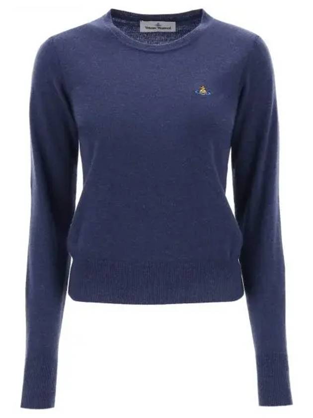 Bea Jumper Knit Top Navy - VIVIENNE WESTWOOD - BALAAN 2