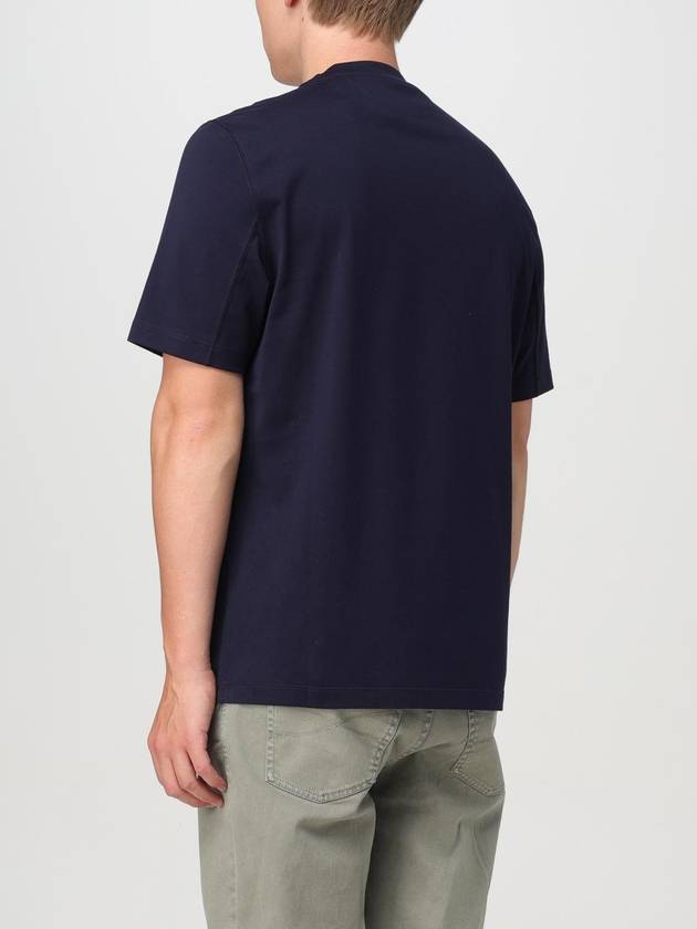 T-shirt basic Brunello Cucinelli in cotone - BRUNELLO CUCINELLI - BALAAN 3