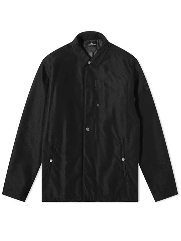 Shadow Project Insulated Coach Jacket Black - STONE ISLAND - BALAAN 3