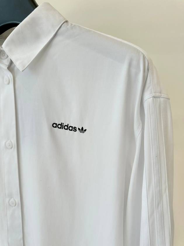 Oversized Shirt IR9790 White WOMENS - ADIDAS - BALAAN 3