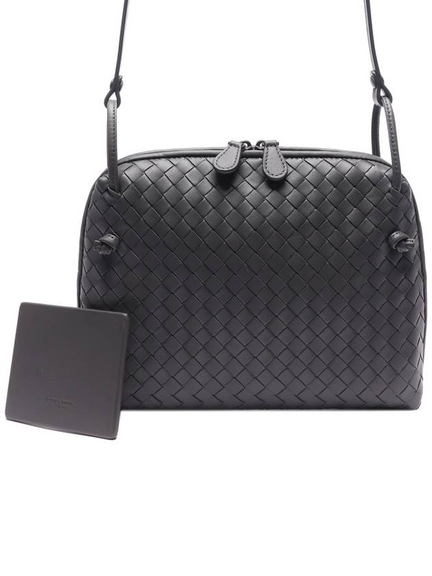 Nodini Intrecciato Cross Bag Light Grey - BOTTEGA VENETA - BALAAN 3