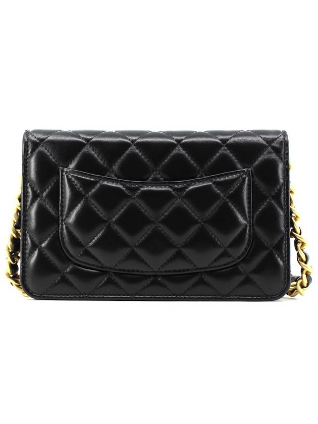 CH Lambskin Season CC Black WOC Gold CH41BG012 - CHANEL - BALAAN 4