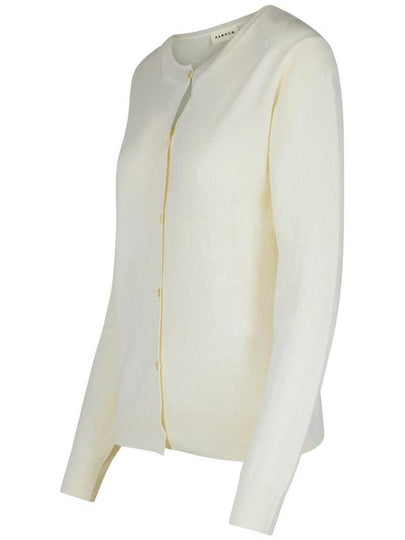 P.A.R.O.S.H. 'Sap' Cream Wool Blend Cardigan - P.A.R.O.S.H. - BALAAN 2