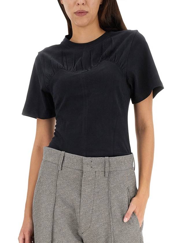 Zazie Short Sleeve T Shirt Black - ISABEL MARANT - BALAAN 5